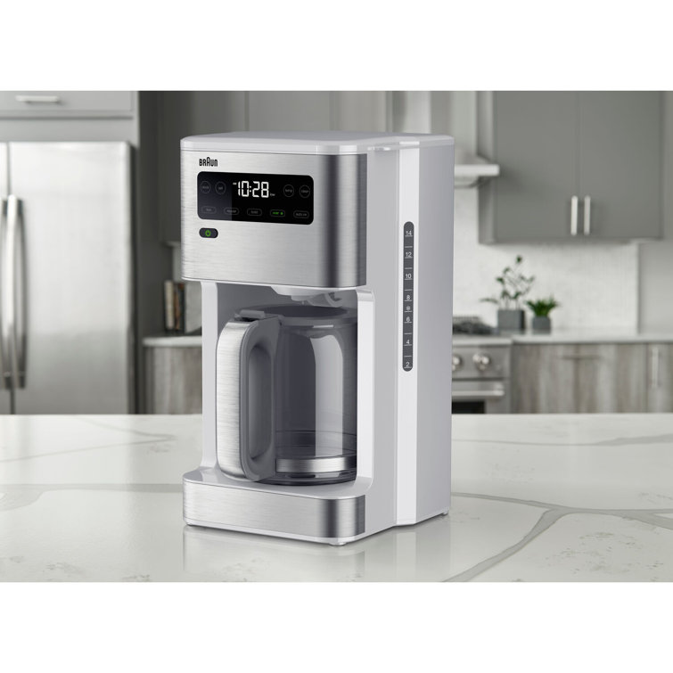 Braun Pureflavor 14Cup Coffee Maker In White, KF5650WH & Reviews Wayfair